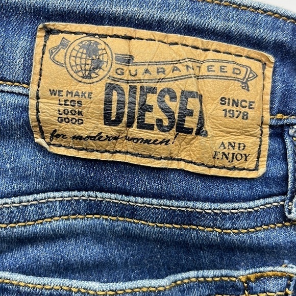 Diesel Skinzee Super Slim Skinny Regular Waist Size 27 - Picture 10 of 16